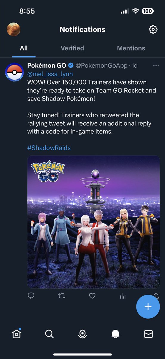 mel_issa_lynn's tweet photo. @PokemonGoApp I never received my code. https://t.co/i3P0SOezJ9