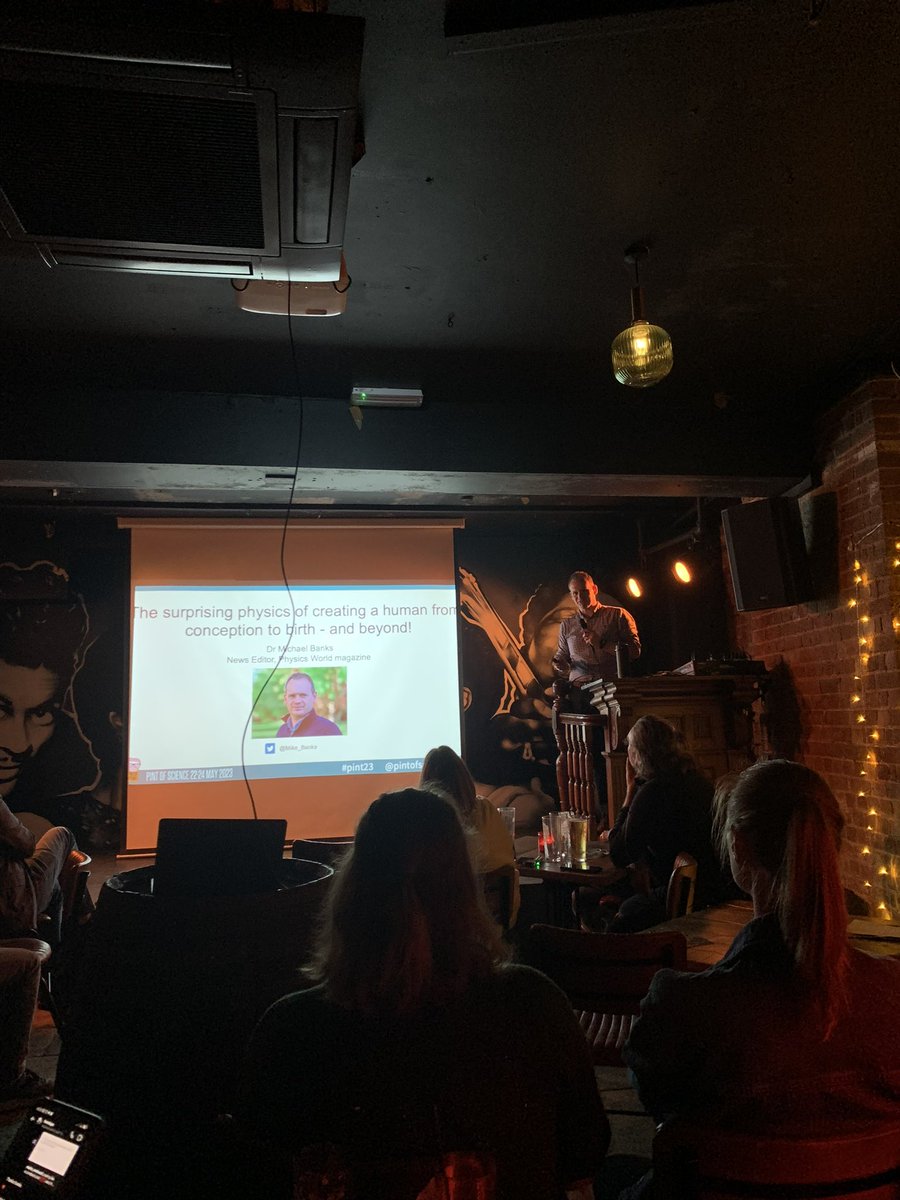 Mike_Banks's tweet image. It was good fun talking about The Secret Science of Baby at @pintofscience in Exeter this week. Great event and always nice to sign some books as well ✍️📚 #pint23