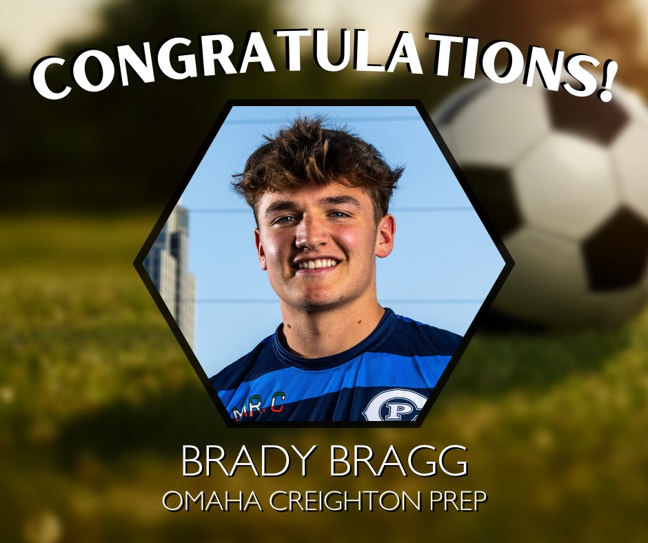 Congrats to Omaha Creighton Prep’s Brady Bragg for being selected to the 2023 All-Nebraska soccer team!

Meet the team: omaha.com/sports/high-sc… #nebpreps @Cpvarsitysoccer
