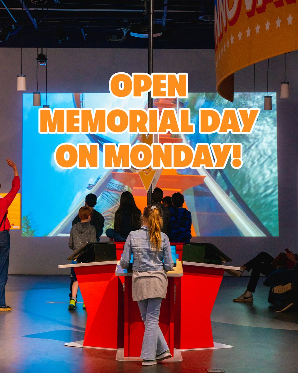 TheTechInteract's tweet photo. Open on Memorial Day? Yes! Come down to The Tech Interactive on your day off, and enjoy a day of family fun. A new activity, movie, and experience are just one visit away.
#ThingsToDoInSanJose #SanJose #BayArea #BayAreaFun https://t.co/2JR0pBb1pn