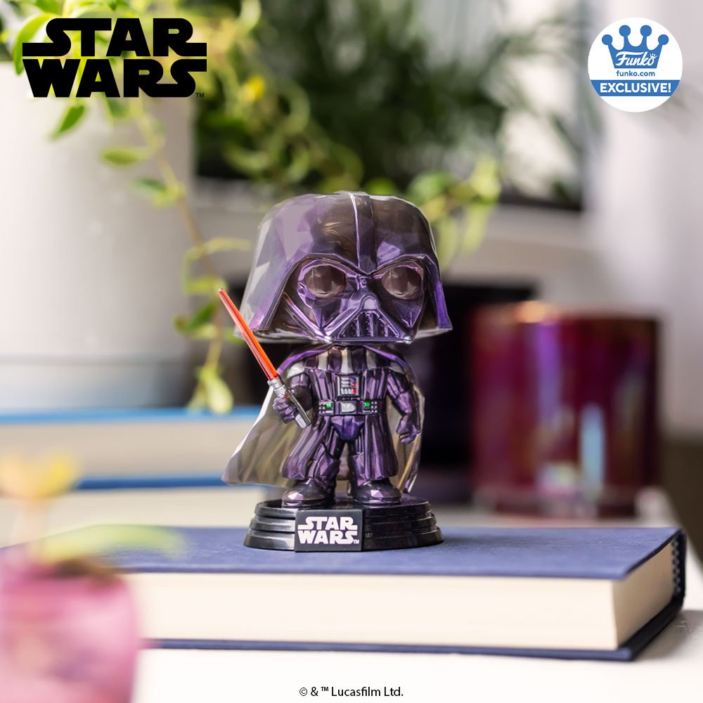 Make a striking addition to your Disney100 collection! Pop! STAR WARS™ Darth Vader™ takes on a faceted design to commemorate 100 years of Disney. Continue your exclusive set at Funko.com. bit.ly/3OMOO9Y #Funko #FunkoPOP #Disney100
