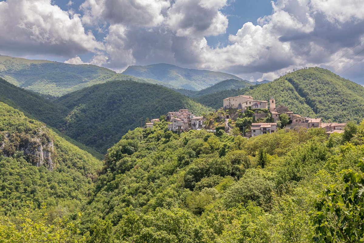 The ancient hilltop village of Posticciola today #Italy
