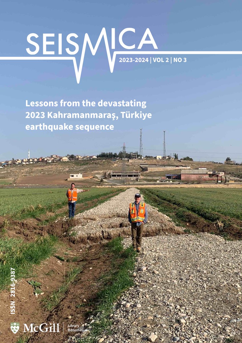 If you are working on submitting your research for our special issue on the devastating Türkiye earthquakes, remember that you can submit Fast Reports until Sep. 2023 and that all other manuscript types can be submitted until Feb.  2024. More info: seismica.library.mcgill.ca/issue/view/28