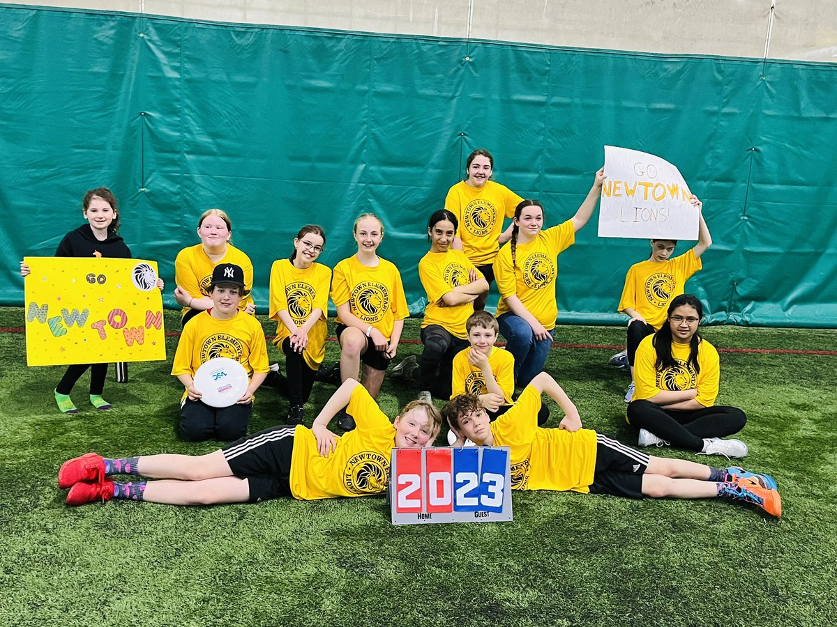 Newtown Lions had lots of fun at the Ultimate Frisbee Tournament ! @NewtownElem @NLESDCA