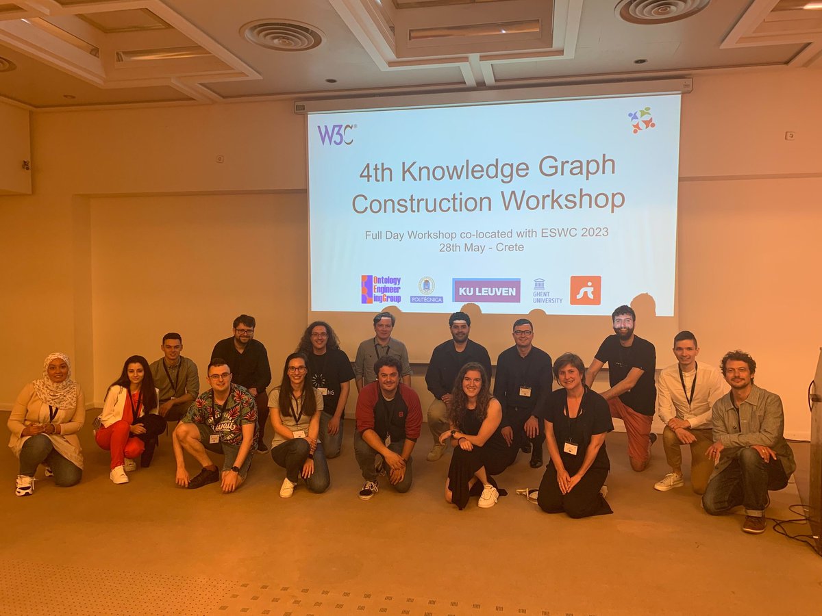 And one more year the KG Construction Workshop #KGCW23 comes to an end! Thanks all the attendees, the participants and the organizers for the wonderful job 🤗