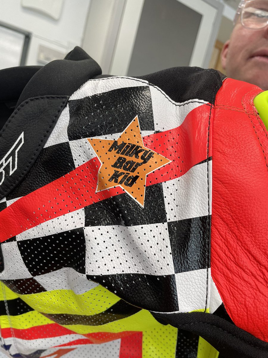 Milky is thrilled with his new leathers! ⭐️ 

#TT2023