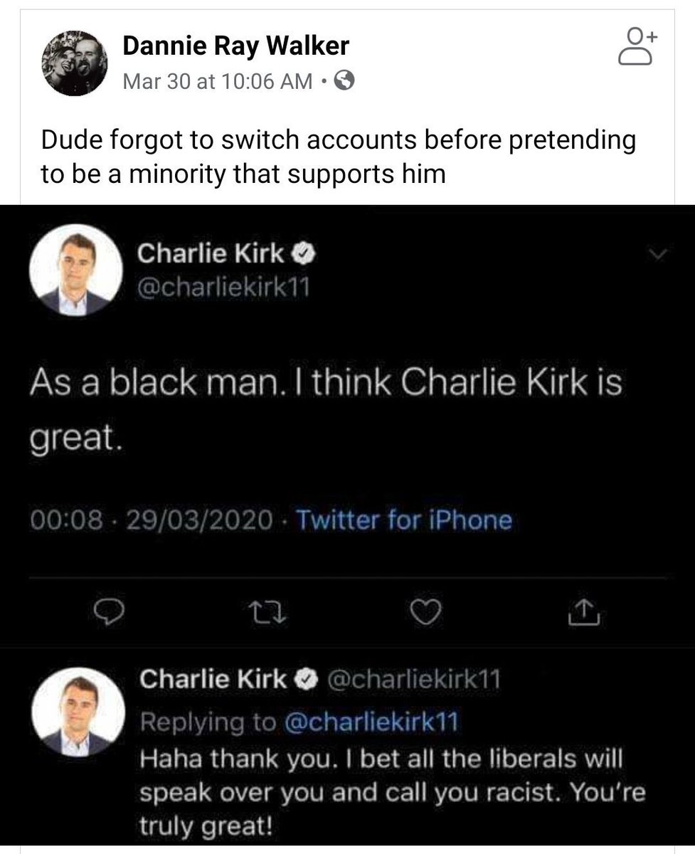 Charlie Kirk trending for something stupid again…