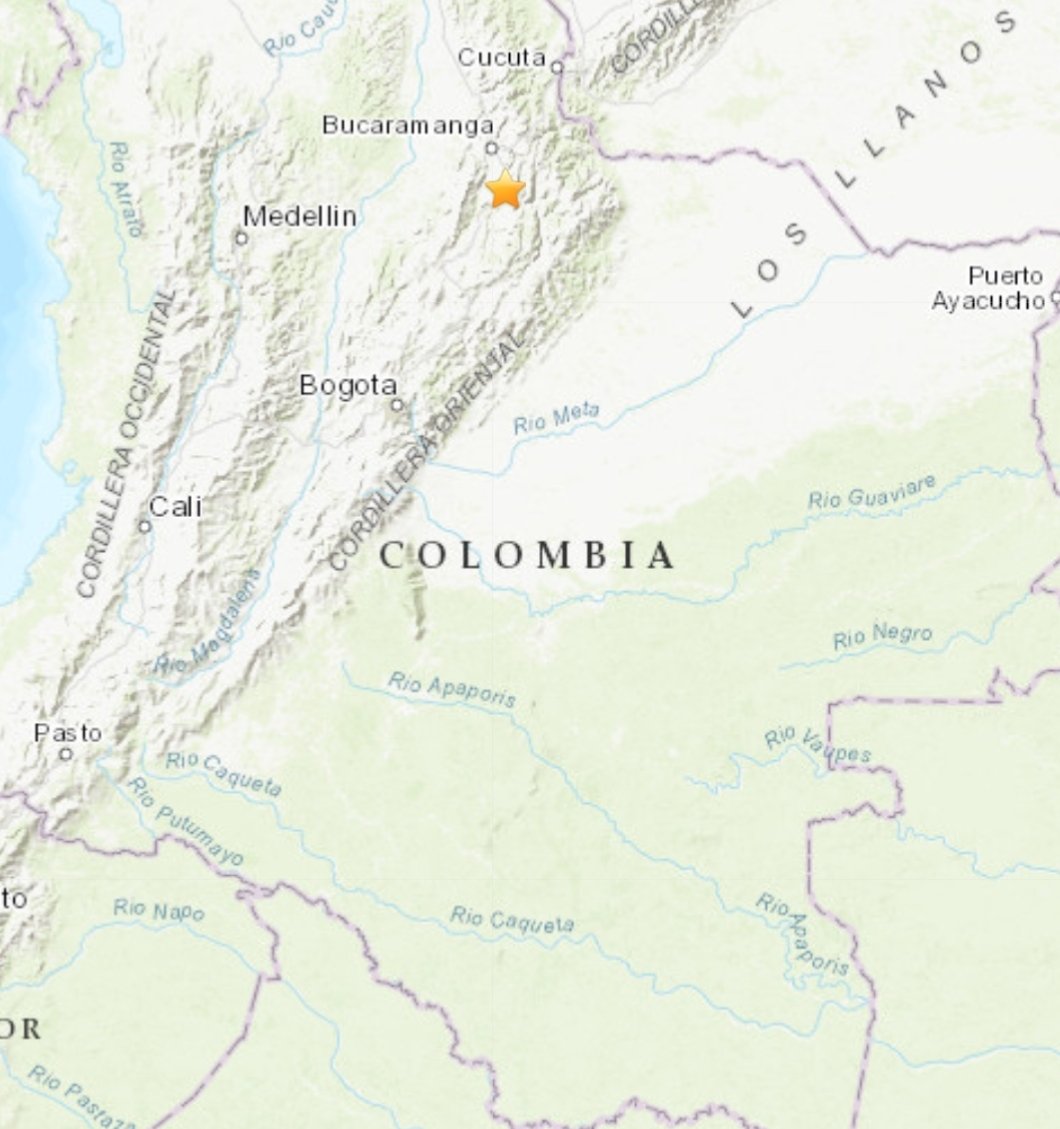 #Sismo: de M 5.3 - northern #Colombia

📅2023-05-28 

⏰15:45:56 (UTC)

📍6.724°N 73.018°W

🔸️157.8 km depth

#EG #urgente #Georiesgos #earthquake #jishin #quake #temblor #terremoto #SePreventivo #SeResiliente #gestionderiesgos #riskmanager #Desaster #risk #amenaza #riesgos