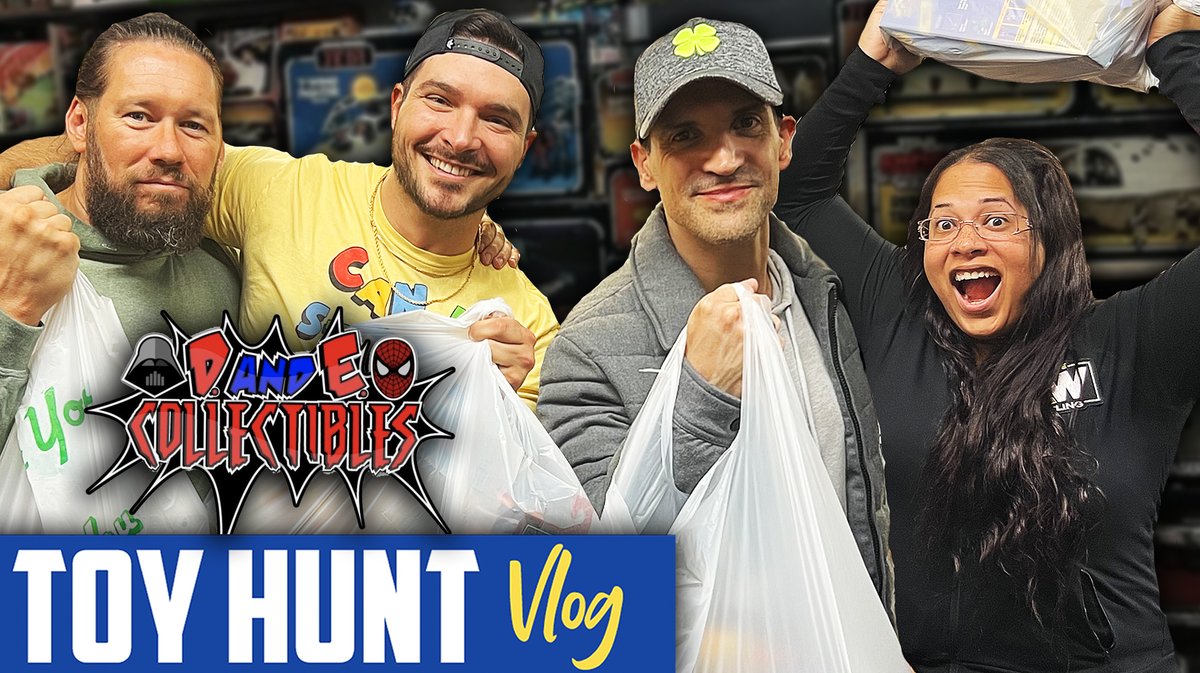HUGE VLOG on a HUGE DAY! 

#AEWDoubleOrNothing is TONIGHT, but before you watch the PPV, check out this EPIC Vlog!

@NylaRoseBeast @ontheairalex & Charlie Return to #ToyHunt with me!

WATCH HERE:
youtube.com/watch?v=18oRJa…