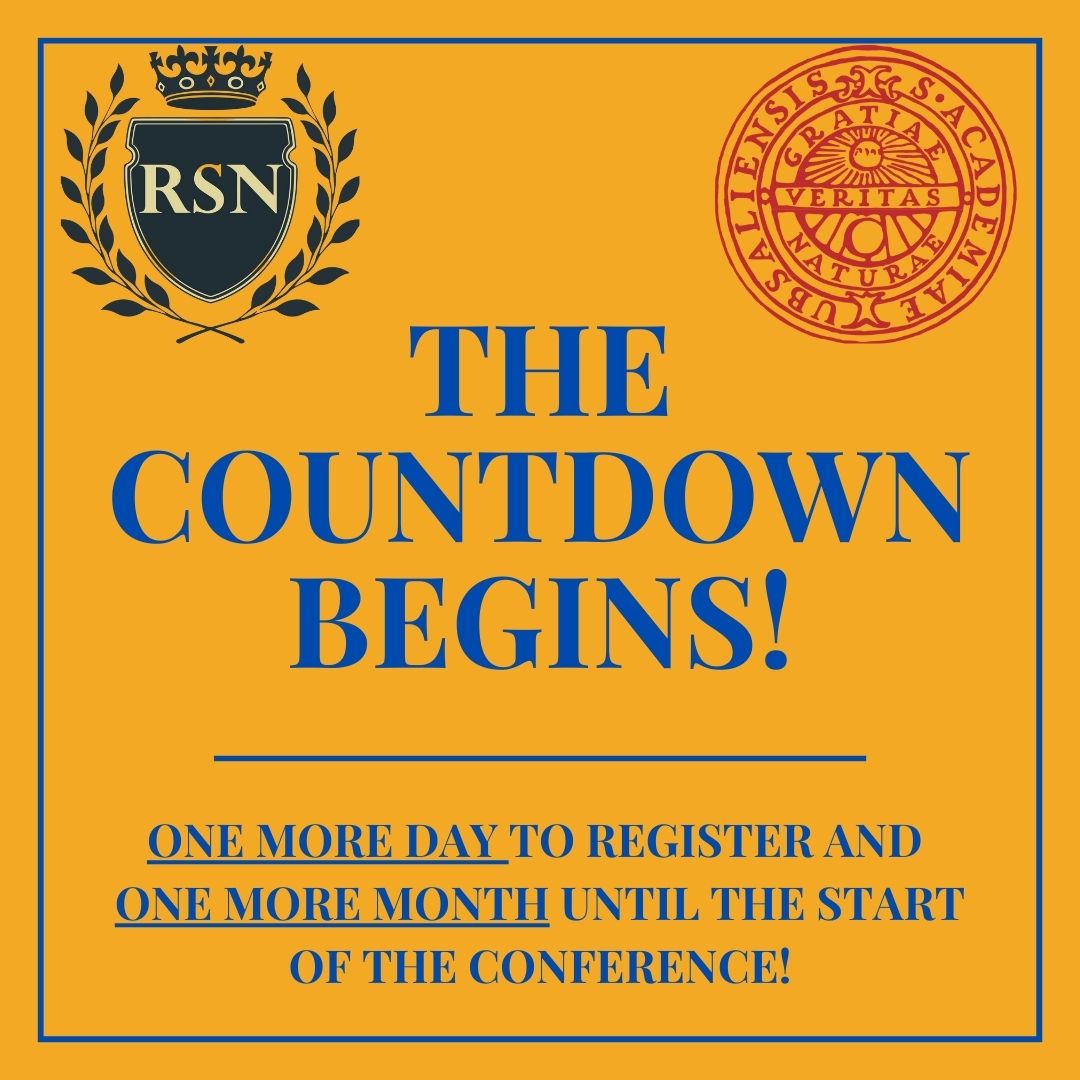 There's just ONE MORE MONTH before the start of Kings & Queens 12 in @UU_University! Register your attendance either in-person or online by 🚨 TOMORROW 🚨 : royalstudiesnetwork.org/current-confer… #RSN #conference #Uppsala #Sweden #royalstudies #royal #succession #countdown #deadline #KQ12