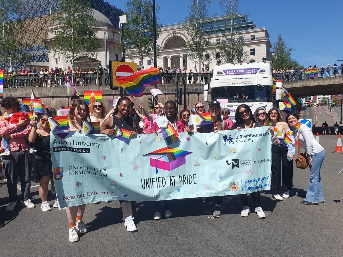 Happy Birmingham Pride everyone 🌈
Proud to be among students, colleagues and friends representing <a href="/CoSS_Birmingham/">College of Social Sciences</a> <a href="/UoBSocialPolicy/">Birmingham School of Social Policy</a> <a href="/SocialWorkUoB/">Social Work @ UoB</a> <a href="/RainbowUoB/">Rainbow Network</a> <a href="/BirminghamPride/">Birmingham Pride</a>