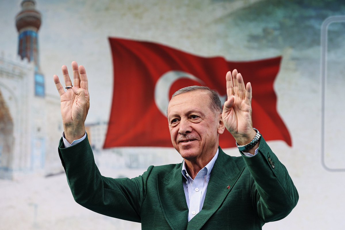 QudsNen's tweet photo. Breaking: Erdogan wins Turkey's presidential election https://t.co/eRGmzraqYf