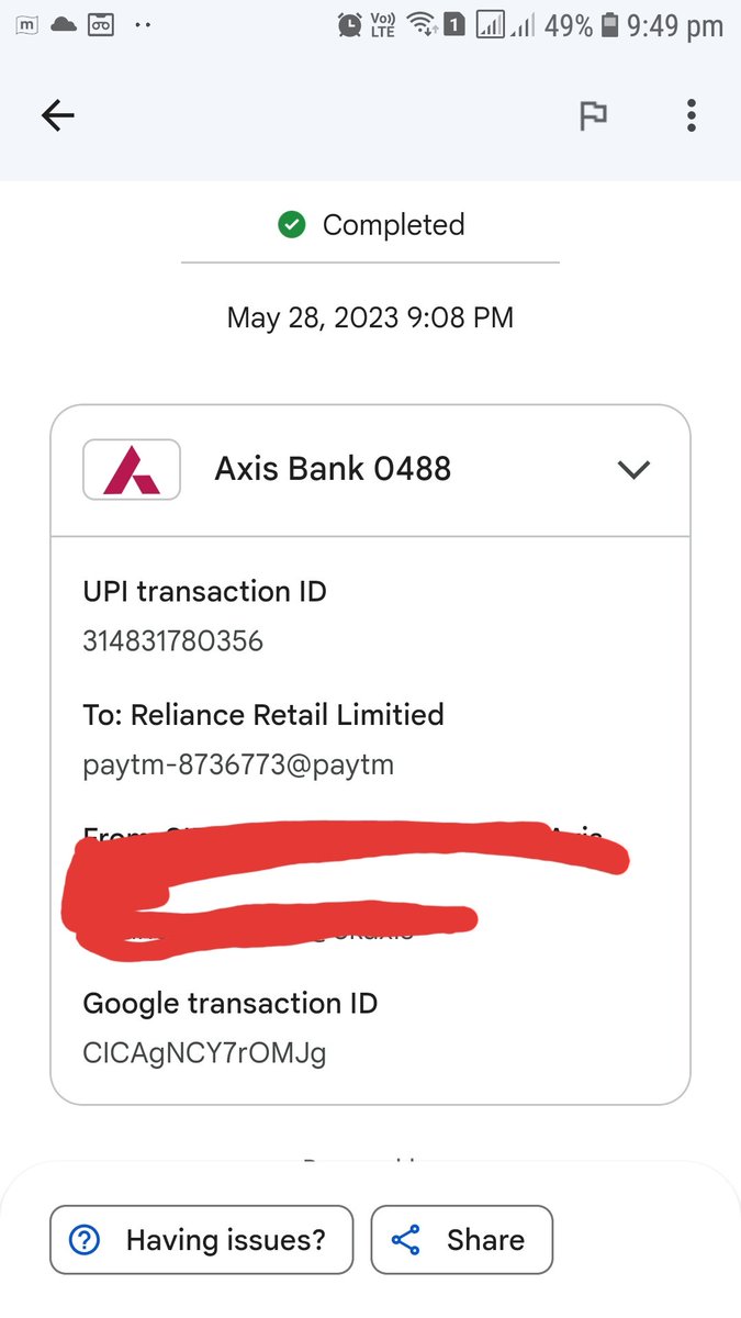 @GoogleIndia money deducted from @AxisBankSupport but not reached to @NetMeds. No place to riase this issue. Please guide.