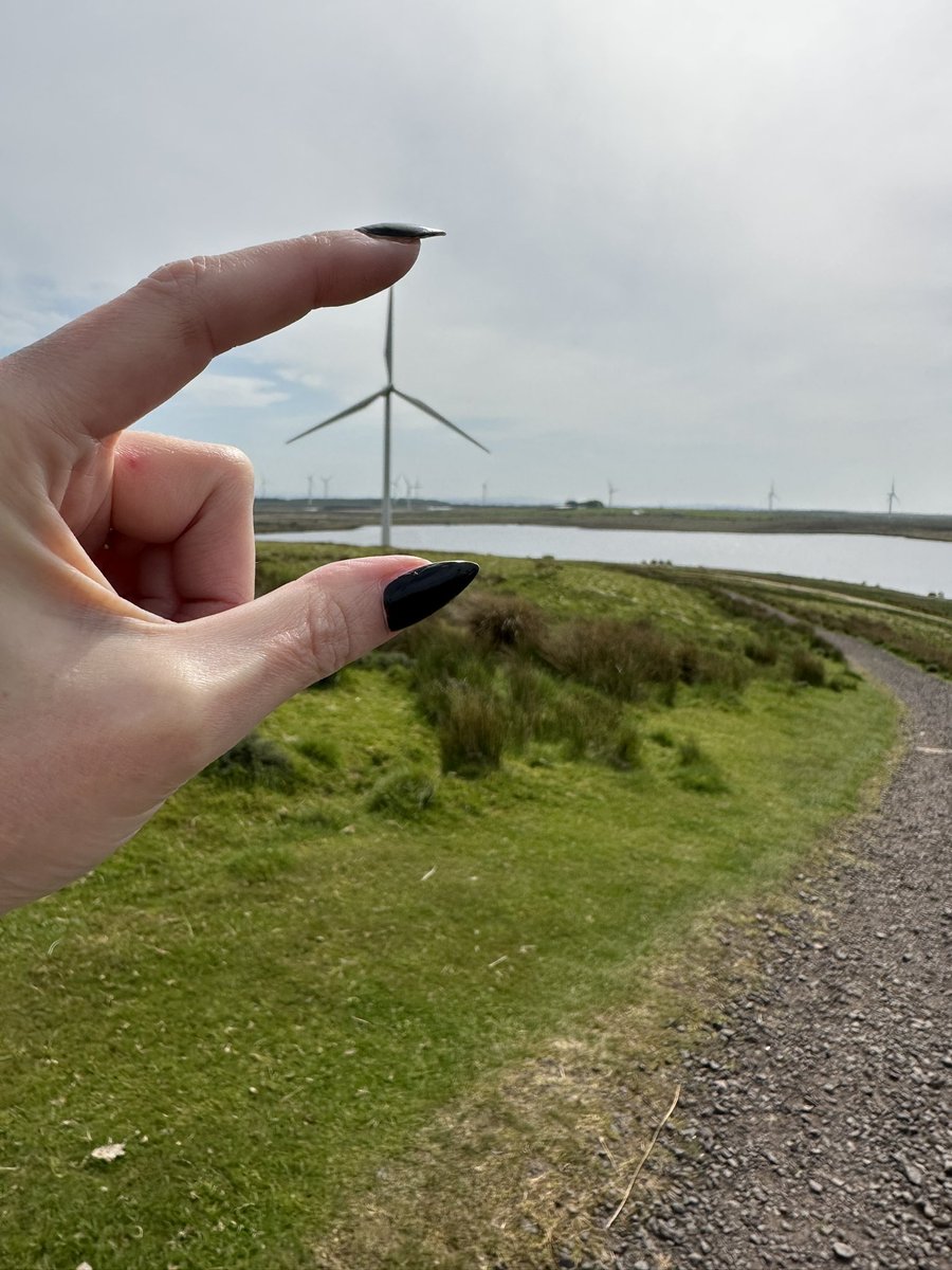 Wee bank holiday walk up thon windfarm #WhiteleesWindFarm #Sunday