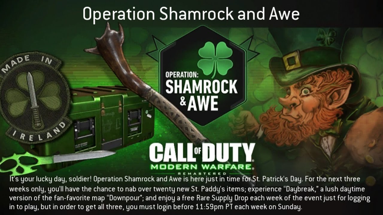 Operation: Shamrock & Awe Comes to Call of Duty: WWII!