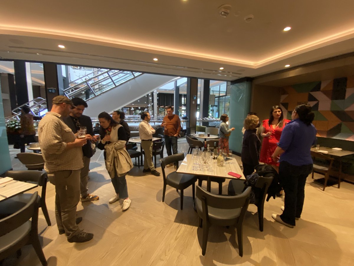 Gracias everyone who came in person to the celebration post our wonderful preconf in Media &amp; Comm in Global Latinidades! Special thanks to our sponsors <a href="/NucleoMEPOP/">Núcleo Milenio MEPOP</a> &amp; <a href="/AnnenbergCARGC/">CARGC</a> 🙏 
You all make this space vibrant &amp; exciting. Súmense el año que viene! #ICALatinGlobal #ica23