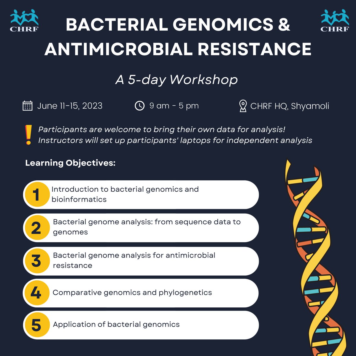 Have been getting a LOT of requests for an extensive bioinfo course with in-class analysis of own data. Here it is! A 40 h workshop with tutorials on working with raw seq data, performing genome analysis, producing publication figures. Apply by 31 May🧵chrfbd.org/pages/building…