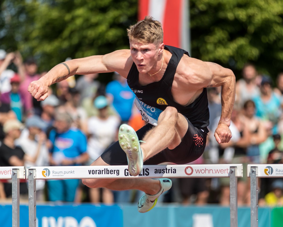SwissAthletics's tweet photo. Persönliche Bestleistung am grössten Mehrkampf-Meeting der Welt: Finley Gaio erreicht im #Zehnkampf beim @meeting_goetzis 8022 Punkte und übertrifft als siebter Schweizer die 8000er-Marke! @UBSathletics @EuroAthletics @WorldAthletics @DecathletesOfEu @srfsport 📸@AthletixC https://t.co/YE7KPxfTyW