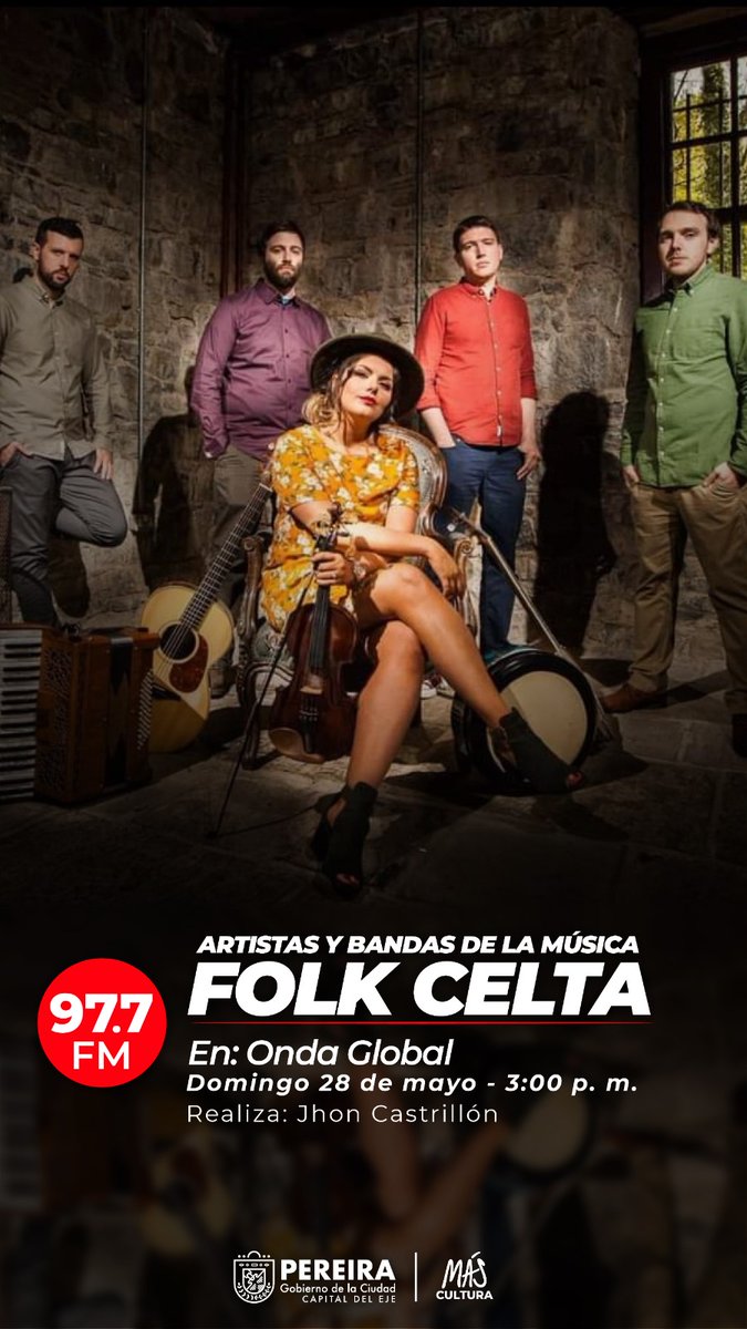 OndaGlobalFM's tweet photo. La cita de hoy es con #OndaGlobal y la #MúsicaFolkCelta 🎻🎶.
Domingo 28 de mayo:
@EmisCulturalRAC 97.7 FM
https://t.co/Ciy8ZYJcT4 https://t.co/l0rSRaQguY