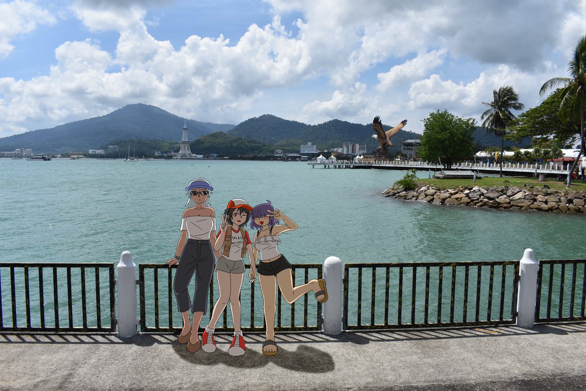 KirisakiJake's tweet photo. A bit late to the party. anyways
Happy birthday, @NADIA_TOXINZ 
Greetings from Langkawi. https://t.co/LfEx30l077