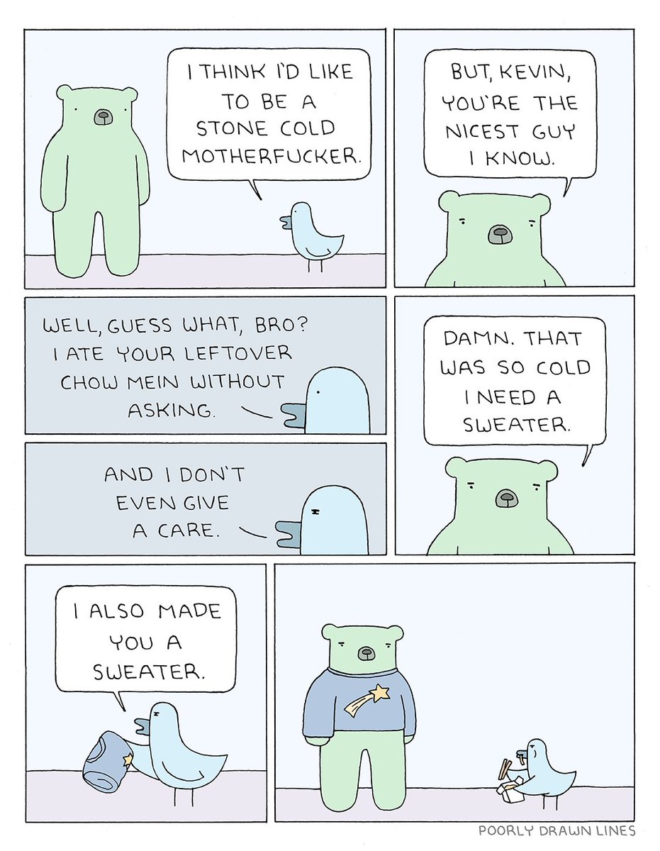 PDLComics's tweet image. stone cold