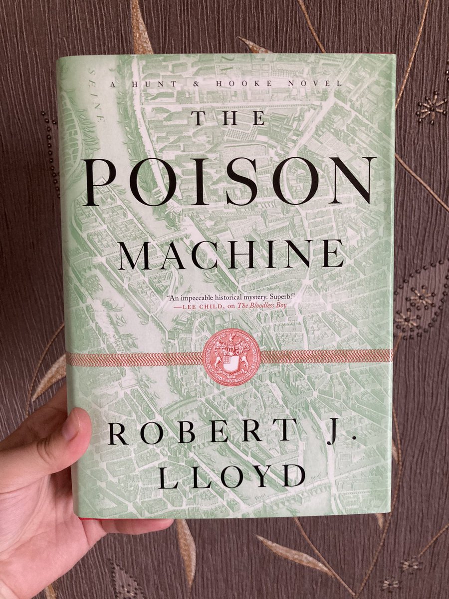 #BookMail:

Thank you @NikkiTGriffiths of @melvillehouse for my copy of #ThePoisonMachine by @robjlloyd for the upcoming blog tour.

It’s the second instalment in the Hunt and Hooke series. I can’t wait to read it! 

#booktwt #bookblogger #bookpost
