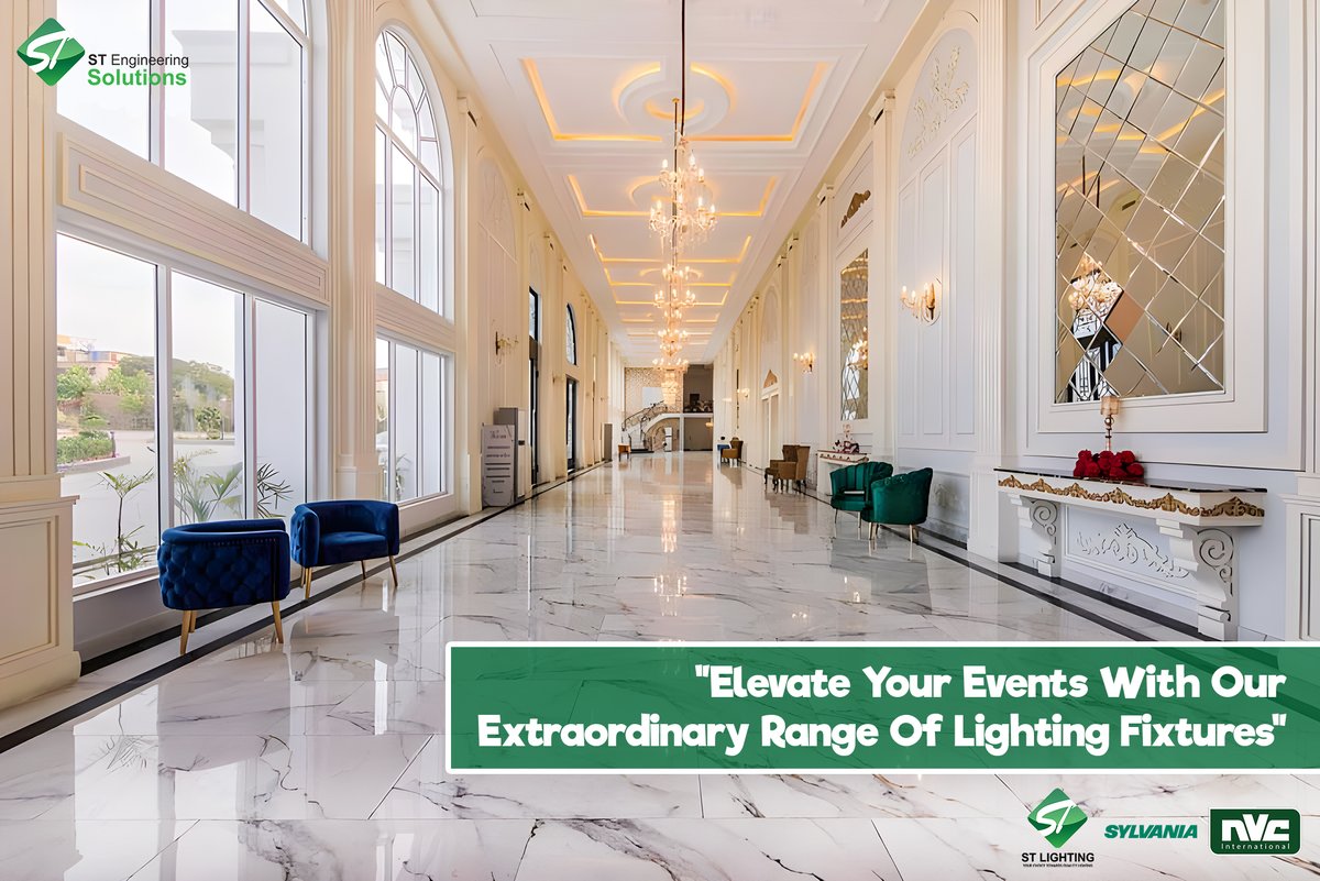 STEngSol's tweet photo. "Illuminate Every Occasion, From intimate Gatherings to Grand Celebrations, Our Versatile Lighting Solutions Ensure that Every Moment is Bathed in the Perfect Glow" 🌈
#NvcInternational
#STLighting #LightupyourWorld #ModernLighting #ExteriorLights #LightingTechnology #Sylvania https://t.co/J9jBIy7Qbp