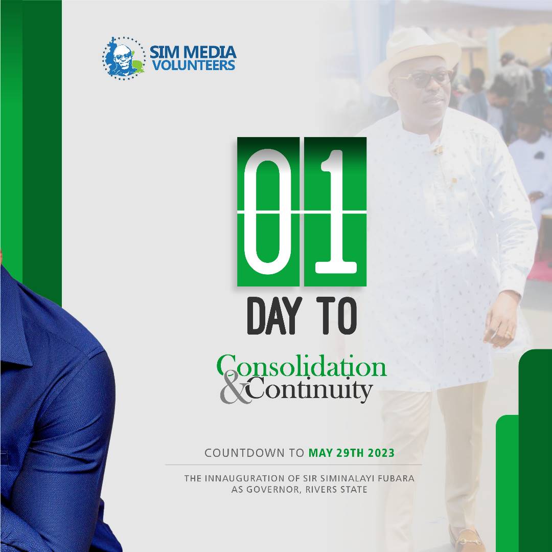 EpelleBright2's tweet image. #TheSimplePlan

PURPOSEFUL LEADERSHIP

"We are committed to deliver good governance. What we offering is purposeful leadership for the betterment of all Rivers People."

#SimFubaraKSC / #SMV /#Hattrick /#iwobi /