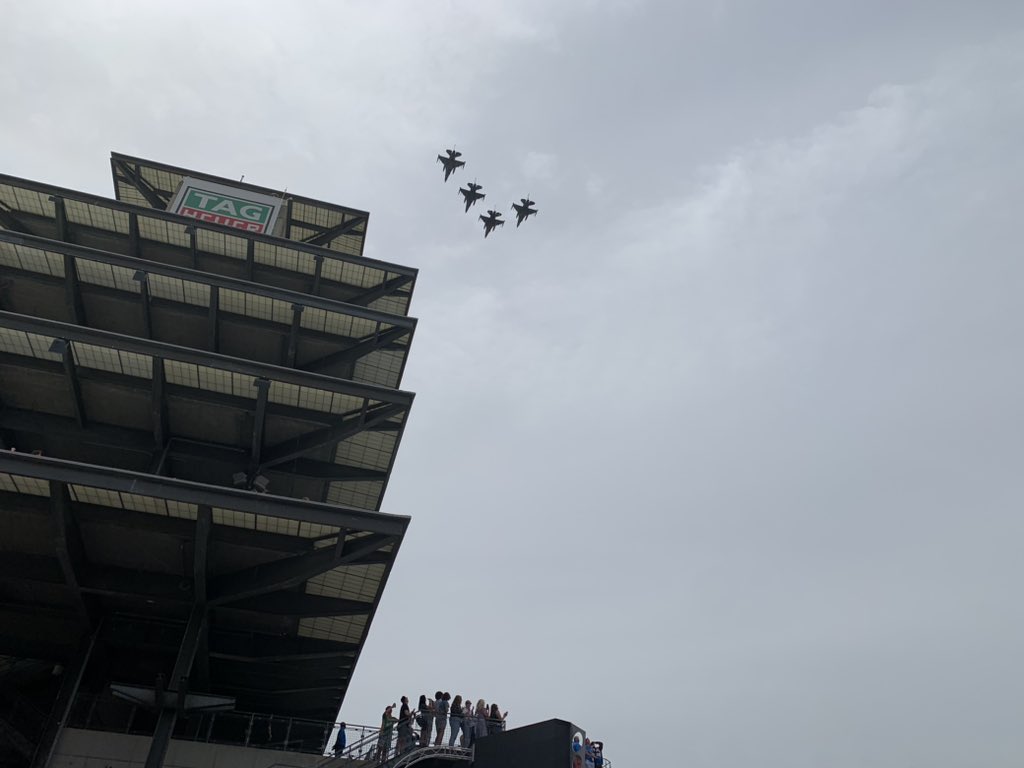 That flyover was awesome! #Indy500 #ThisIsMay #TrackTeam13