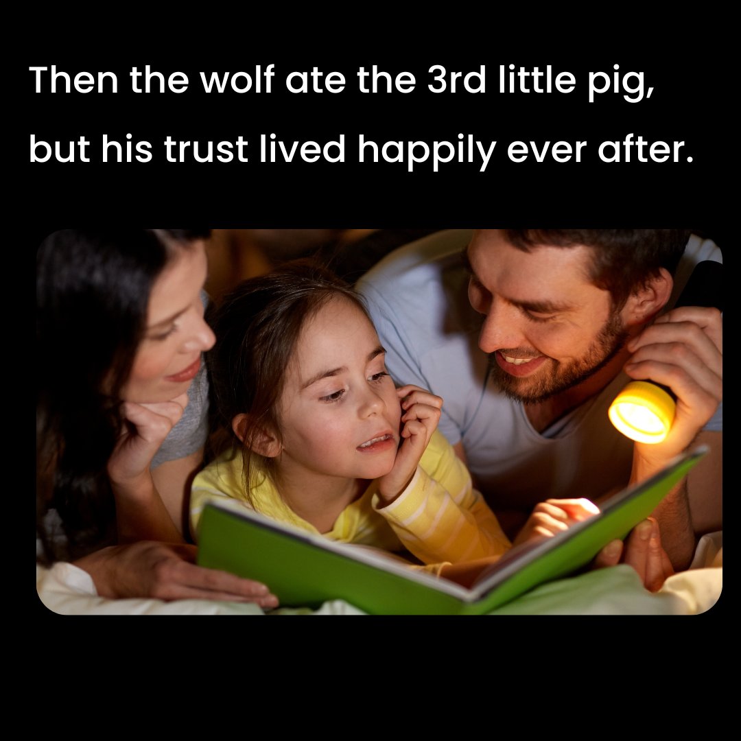 Another perk to trusts (besides being wolf-proof):

They will be around much longer than we will be!

#trusts #protection #estateplan