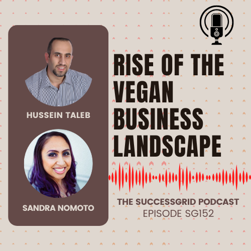 SandraNomoto's tweet photo. Grateful for this chat with @Husseintaleboff on the #SuccessGrid podcast where we talked about niching in #business, #marketing and building community, work-life balance, and the #VeganHospitality story from my book.
Listen: https://t.co/ntvUIT0Bi6
Watch: https://t.co/c5KSLewUqd https://t.co/p4zfrtpJpw