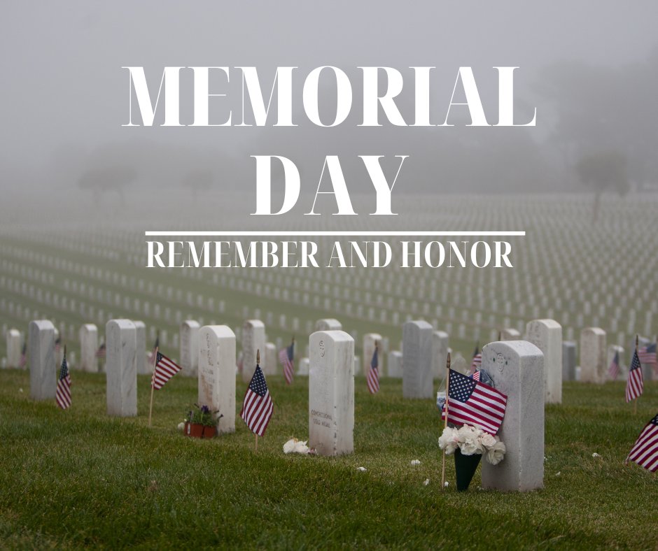 Today we remember and honor those who have lost their lives while serving our country