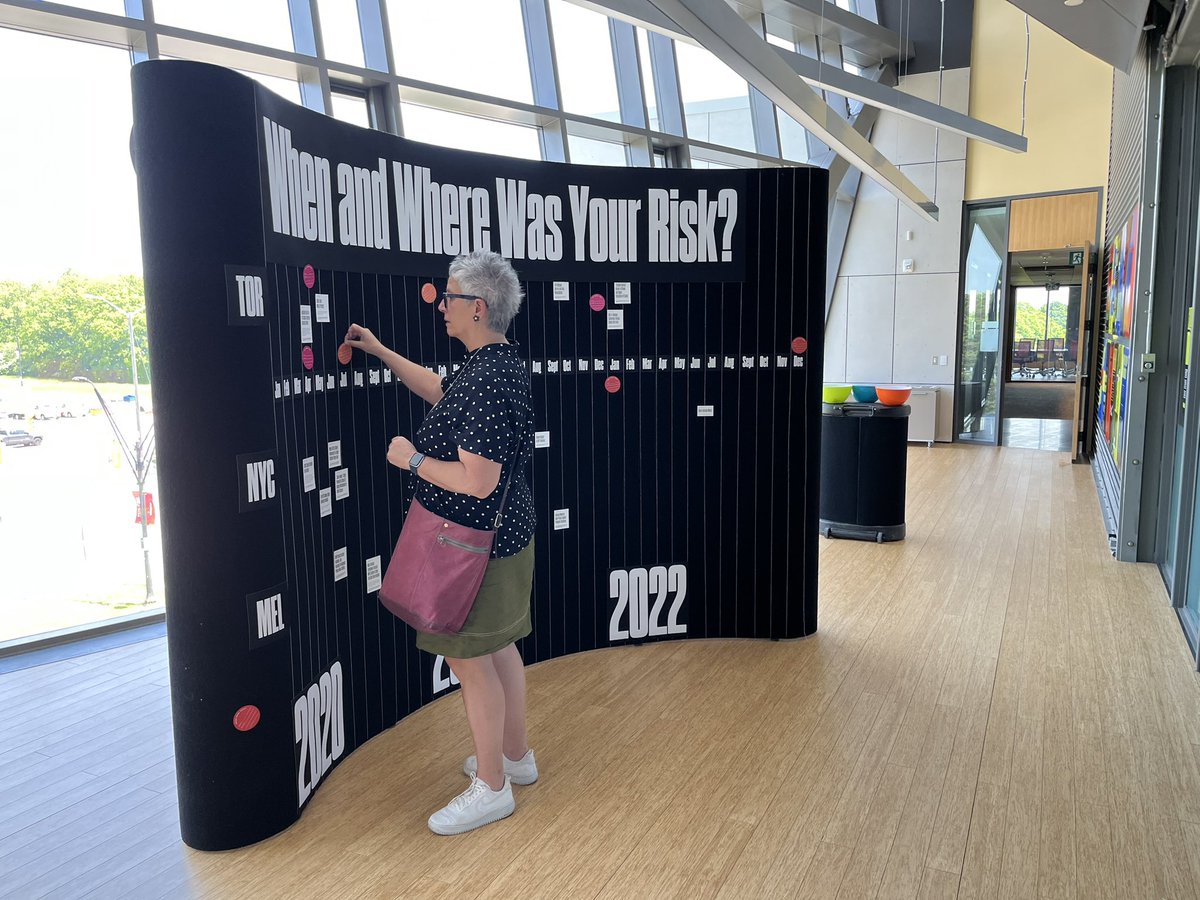 Stop by the @4TheRecordTeam Gallery of Risk in McEwen 301 at #Congressh and add a risk taken or not taken during pandemic to our timeline. 
Launch tomorrow 1-2:30pm
@jessfields @YorkUeducation