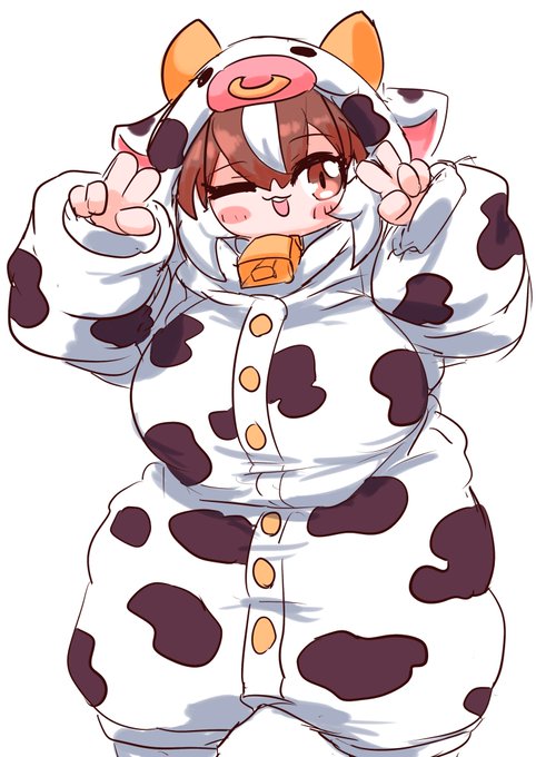 らくがき
ヒヨリで牛柄寝巻きのウシピッピ!? https://t.co/lwD9GE1VoN