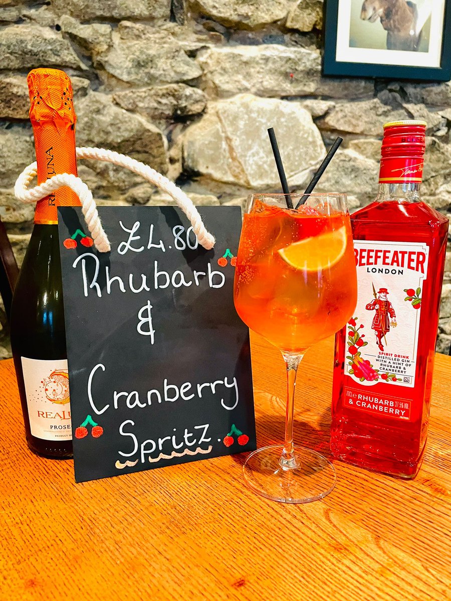 We have a new Gin Spritzer! 😍

This Beefeater Rhubarb and Cranberry gin spritzer is sure to leave a refreshing sweet taste on the lips. Finished with Prosecco and Lemonade, it's a perfect hot weather drink to help release some steam 🧖‍♀️

Come to Wild Boar and get yours 🍹