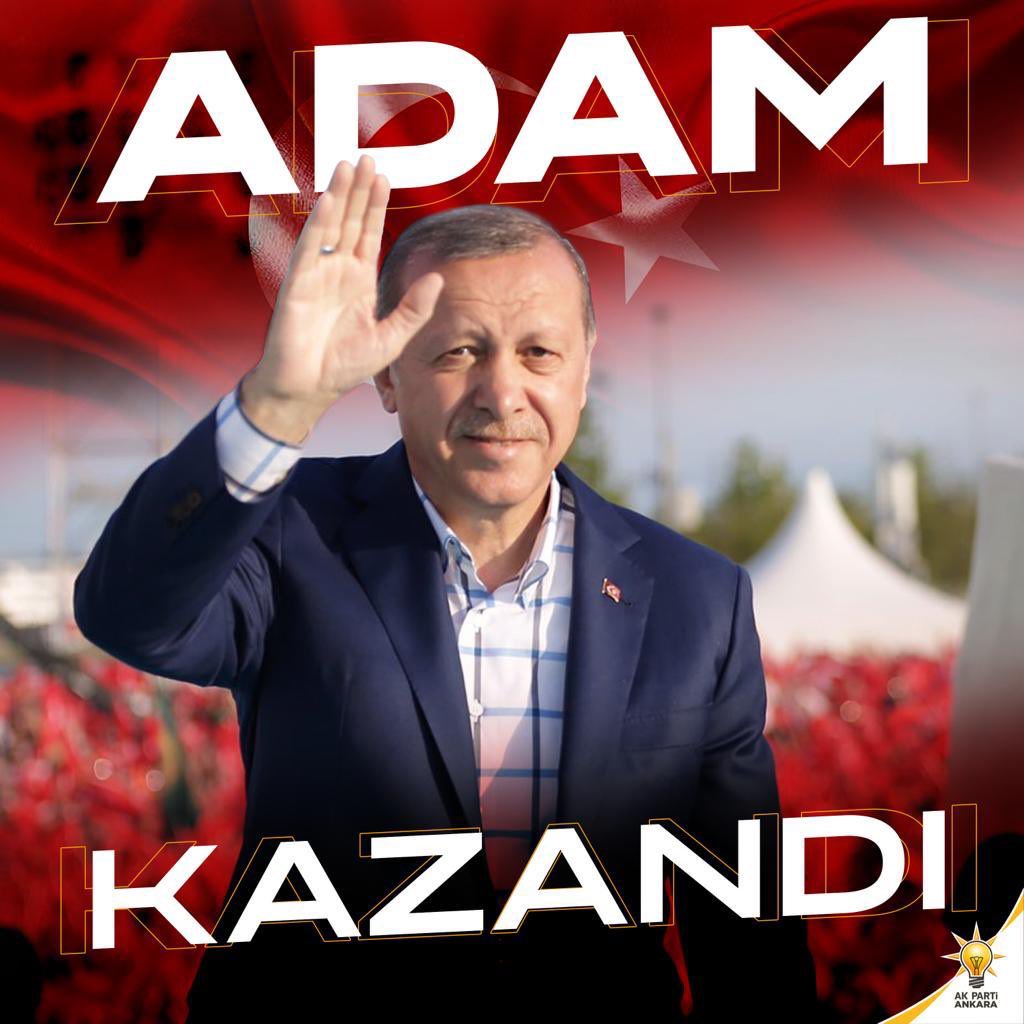 Adam kazandı… #ERDOGANKAZANACAK #erdoğan @RTErdogan