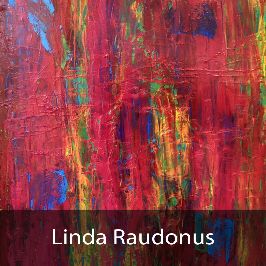 🎨Have you seen 'It’s a Thin Line', Linda Raudonus’ first solo exhibition? It's on at NWPL until Wed 31. The abstract, colourist & highly textured works have a palpable energy that radiates out to the viewer. Linda works through the Pottery Works Collective. @PotteryWorksCLS