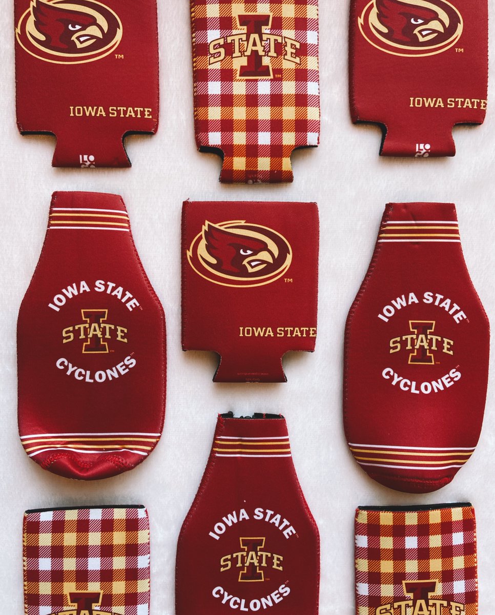 krazy 4 koozies 🤪  #shopbarefoot #cyclONEnation #iowastate #cyclones