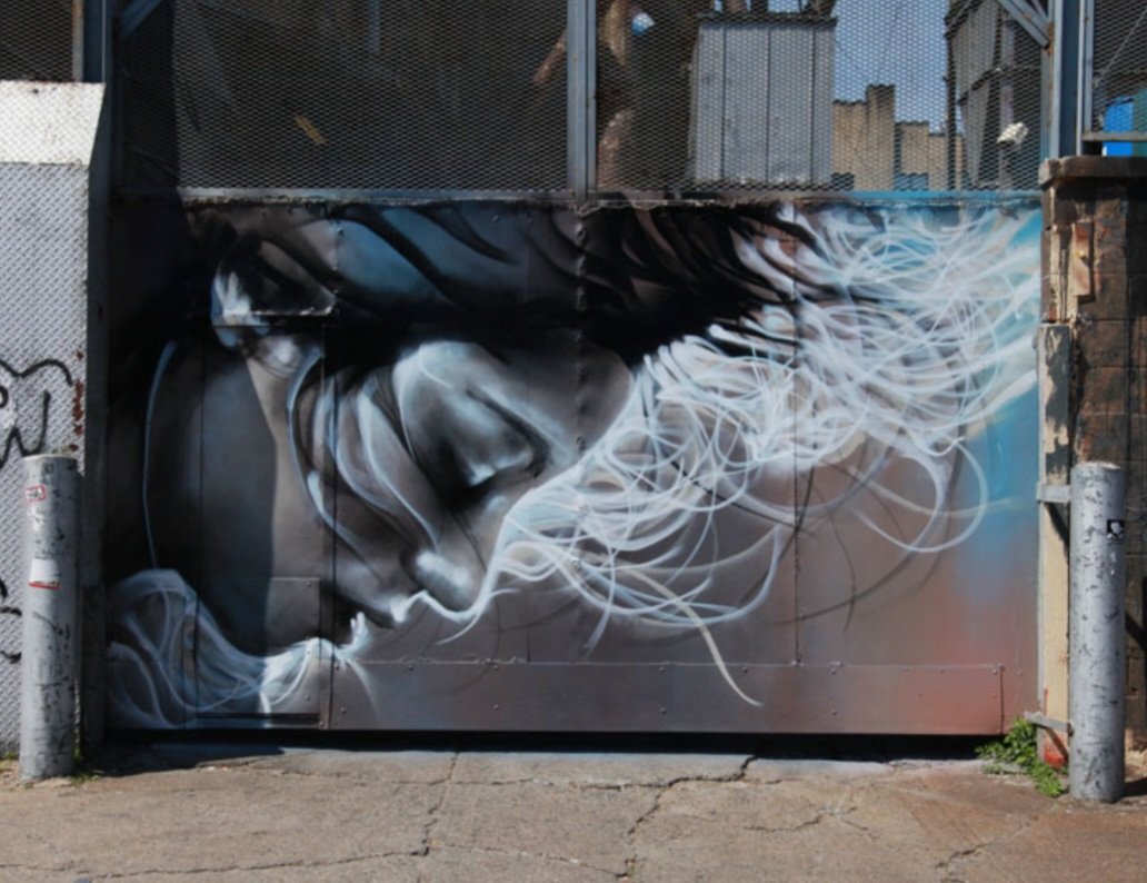 #streetart. #urbanart. #mural
By : Starfighter ( Christina Angelina  )