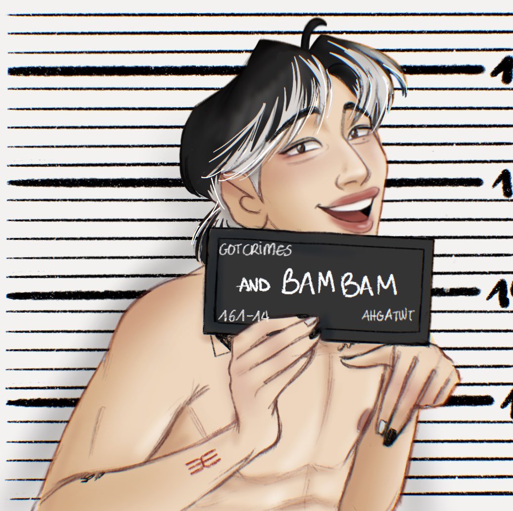 markbam in jail for copyright infringement tattoo 😱!

#Barbie #meme #BamBam #MarkTuan #뱀뱀 #마크 #GOT7 #갓세븐 @BamBam1A @marktuan