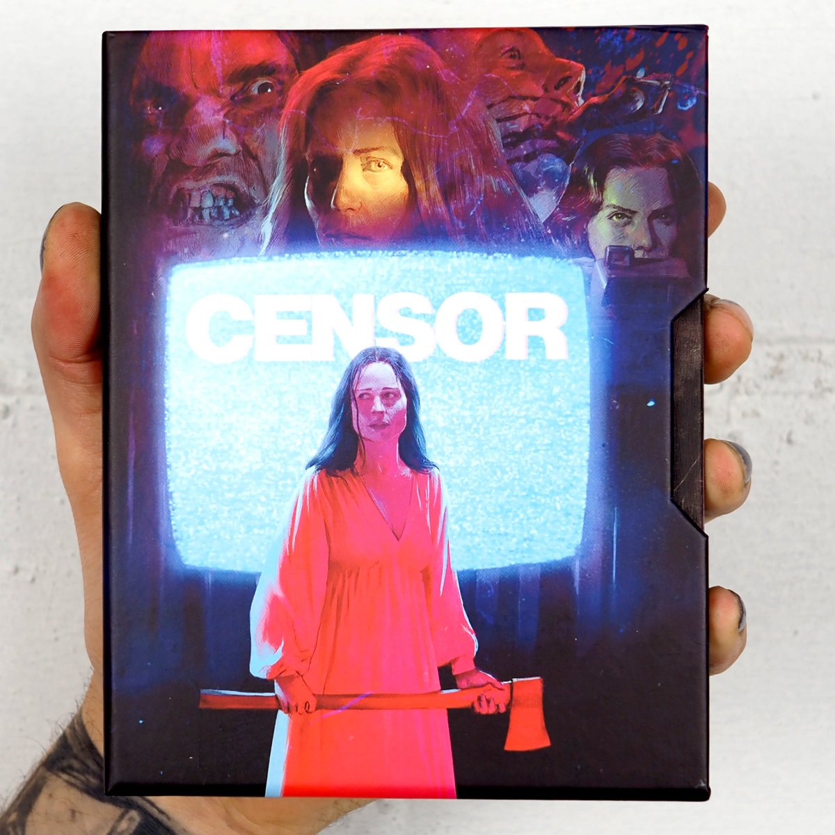 FreddyInSpace's tweet image. With @VinegarSyndrome running their Halfway to Black Friday sale this weekend, I want to shine the spotlight on one of my favorite horror movies in recent years. Prano Bailey-Bond's CENSOR. Will buy a copy of the Blu-ray for one person who RTs this tweet by end of the day today!