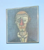 MaureenStabile's tweet photo. @zillowgonewild My childhood home had that clown painting! TIL the original is by Bernard Buffet (1955) https://t.co/hWE9Duj2t5