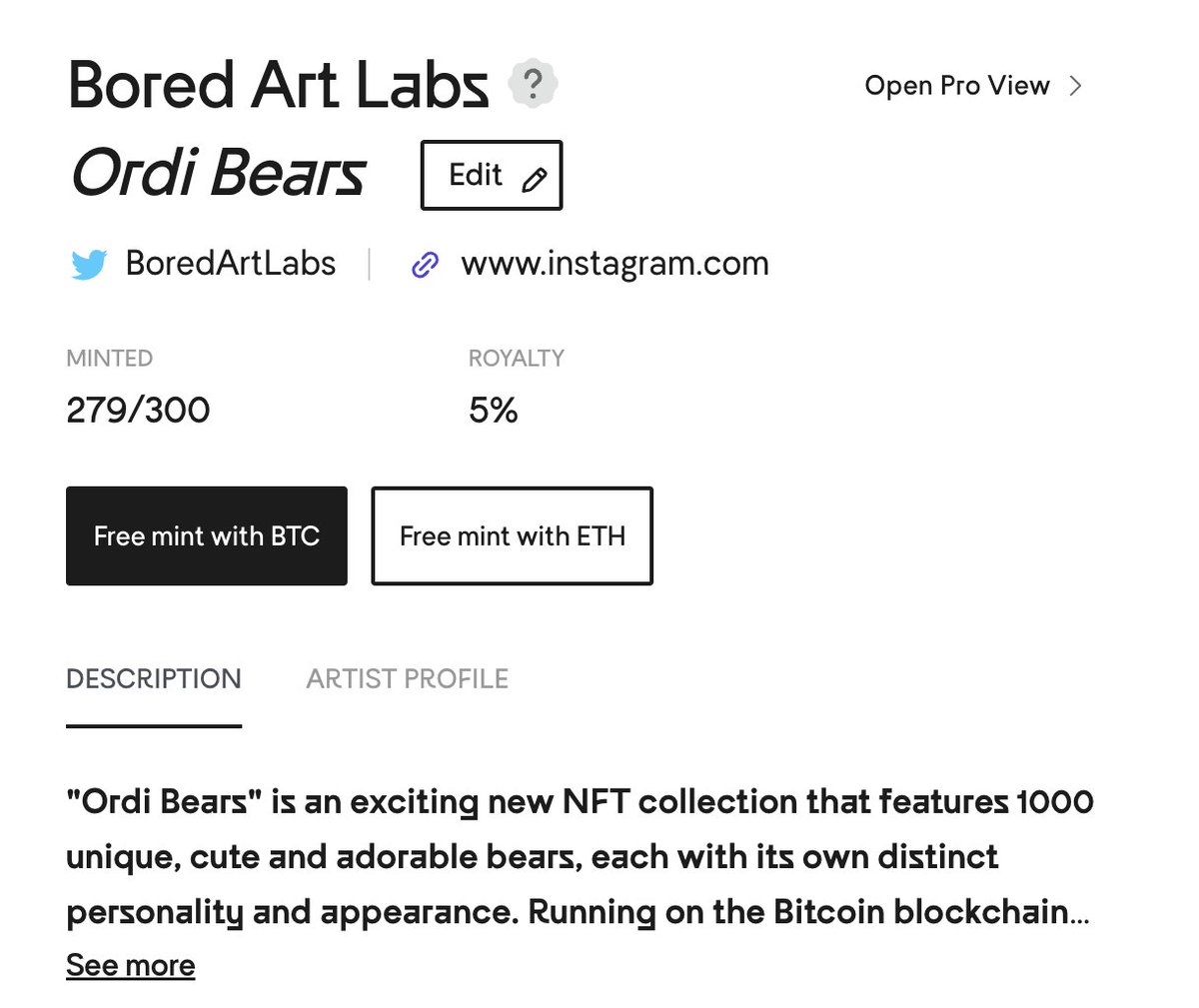 279/300 <a href="/OrdiBears/">OrdiBears.sats</a> minted.

Hurry up!

generative.xyz/generative/100…

#Ordinal #BitcoinNFT #ORDI #OrdiNFT #BTC