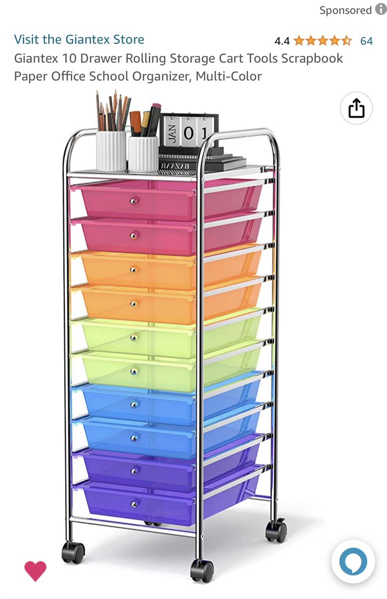 @SciPiHarvey Moving into a new classroom soon - I would love to start off the year organized with this lovely set of drawers #clearthelist #teacherwishlist amazon.com/hz/wishlist/ls…