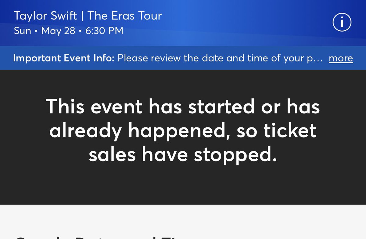 Kerryd_aWayy's tweet photo. @erastourticks do tickets usually drop mid show even if this is on the screen now? keep refreshing? https://t.co/mjq1aUyQDs