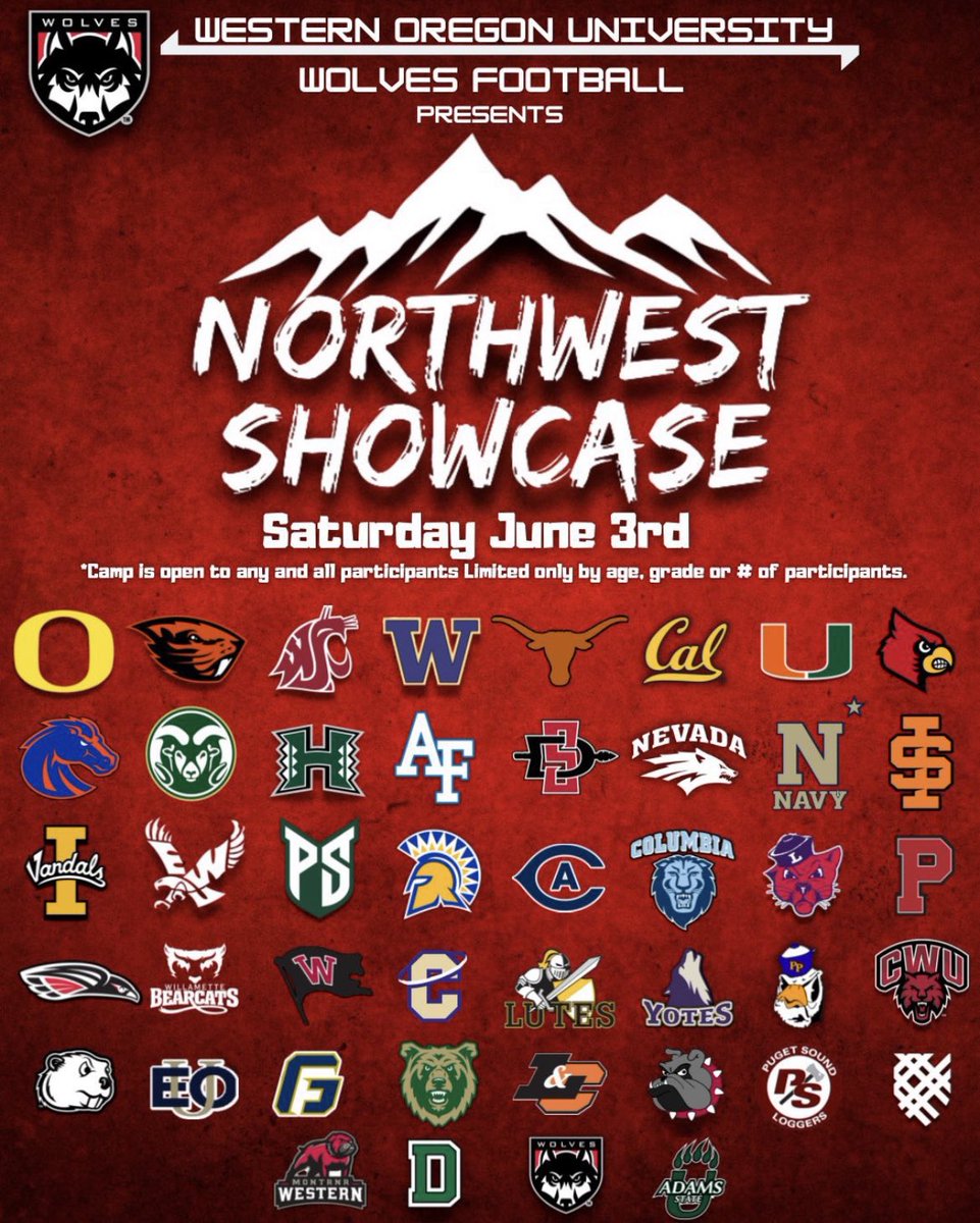 I will be at the Northwest Showcase competing as an RB, ready to show off my talents ! @THENWSHOWCASE