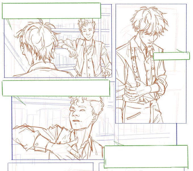 taking longer than expected but im working on it/ wesper comic wip