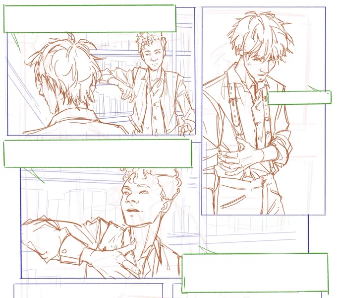taking longer than expected but im working on it/ wesper comic wip