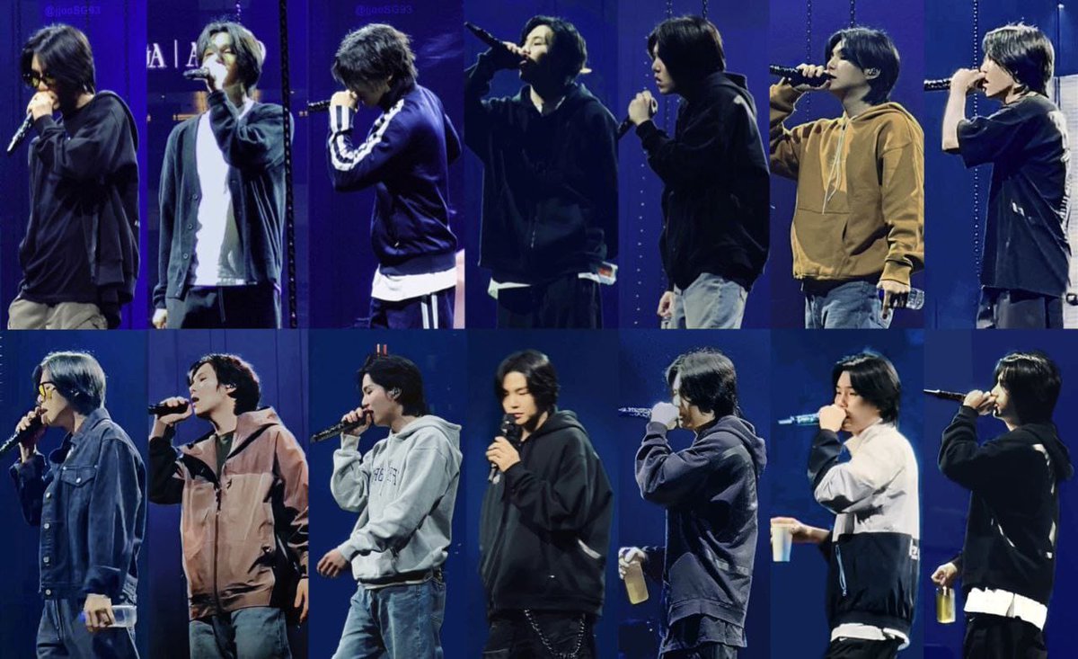 BTS_LYS_PY7's tweet photo. El estilo de #SUGA en 14 Sound check 💜 https://t.co/k6Ewy3hMNS