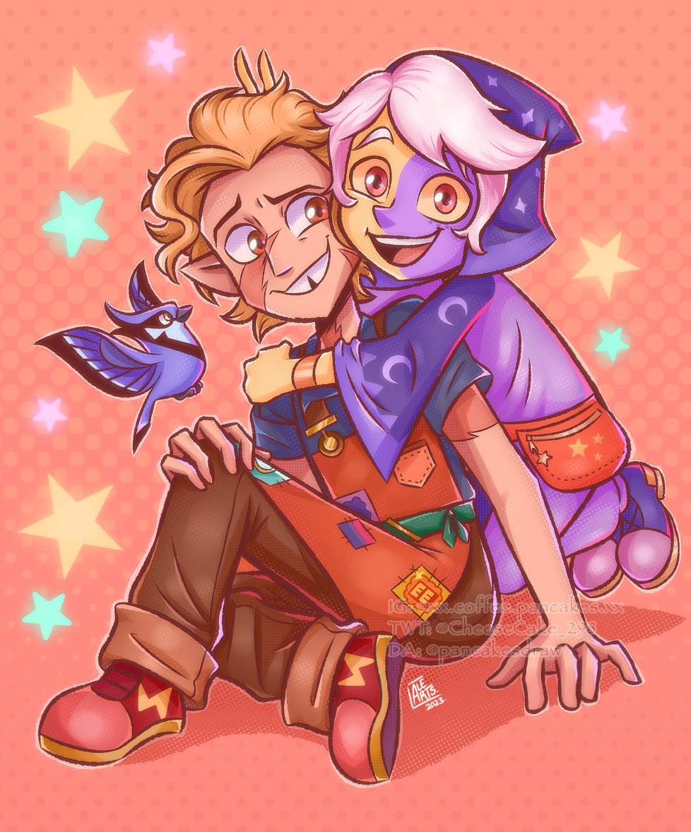 A boy with his little brother 🥹💜🧡💞✨

#TheOwlHouse #toh #TheOwlHouseS3 #TOHSPOILERS #theowlhousefanart #tohHunter #theowlhousehunter #HUNTER #TheCollectorTOH #collector #huntertoh #hunterfanart #dtiys #theowlhousespoiler #fanart #digitalart #illustration #art #digitalartwork